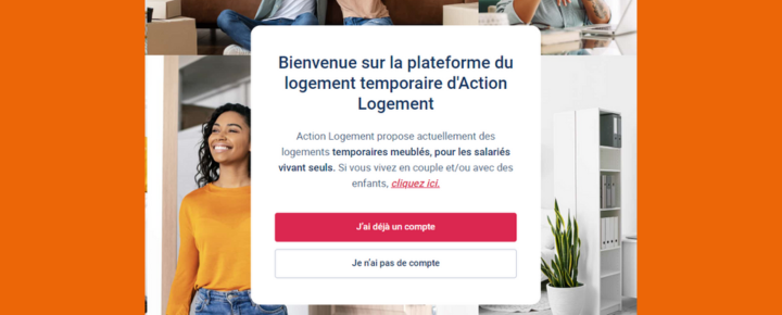 plateforme logement temporaire action logement